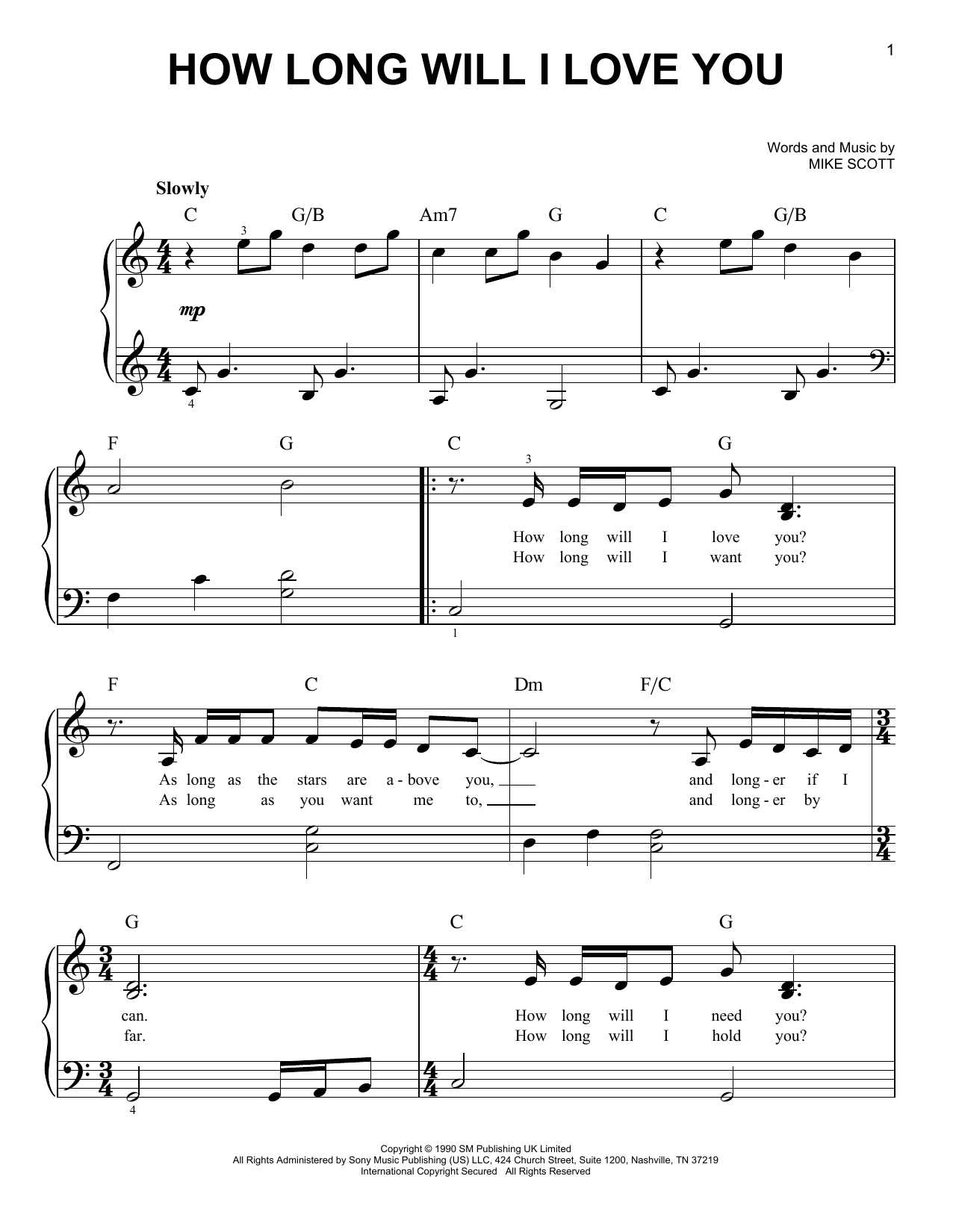Download Ellie Goulding How Long Will I Love You Sheet Music