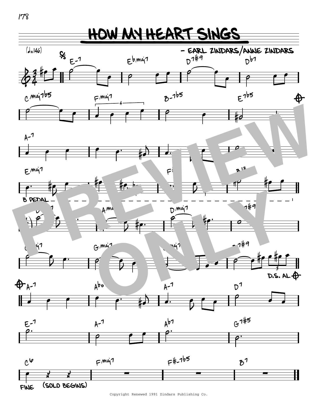Download Bill Evans How My Heart Sings [Reharmonized versio Sheet Music