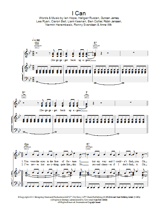Download Blue I Can Sheet Music