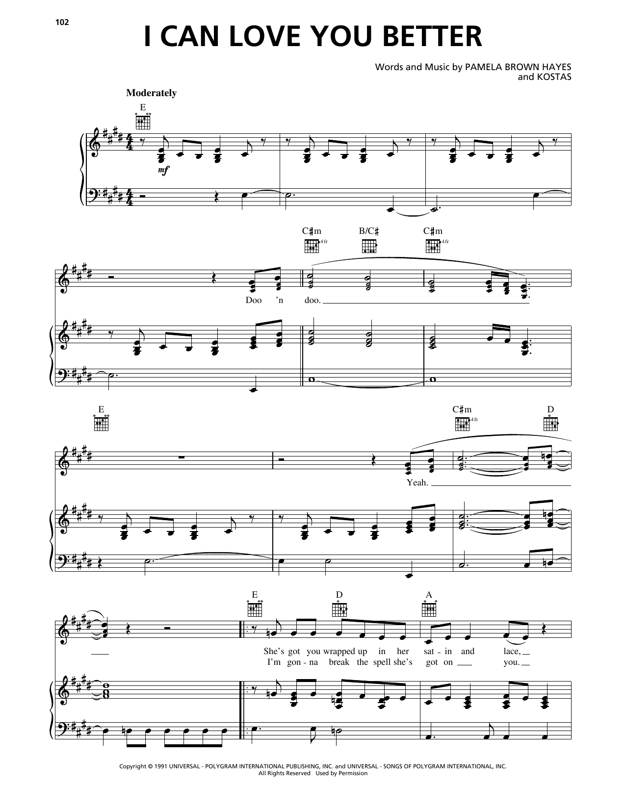 Download The Chicks I Can Love You Better Sheet Music