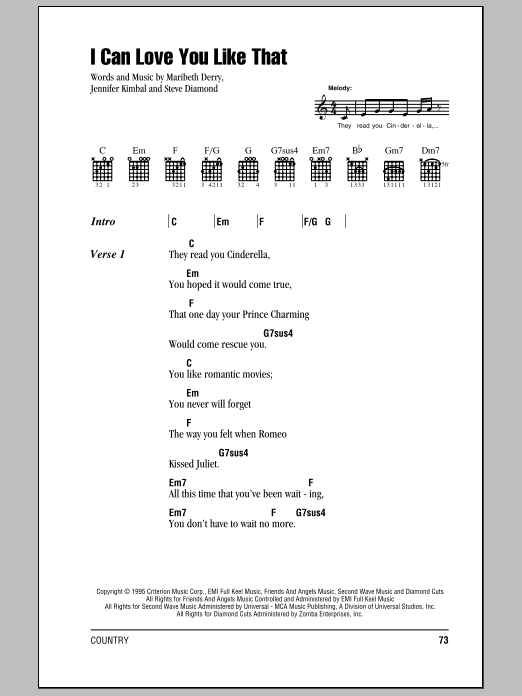 Download All-4-One I Can Love You Like That Sheet Music