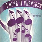 Download or print I Hear A Rhapsody Sheet Music Printable PDF 3-page score for Jazz / arranged Piano, Vocal & Guitar (Right-Hand Melody) SKU: 55826.