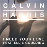 Download or print I Need Your Love (feat. Ellie Goulding) Sheet Music Printable PDF 8-page score for Pop / arranged Piano, Vocal & Guitar (Right-Hand Melody) SKU: 99257.