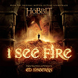 Download or print I See Fire (from The Hobbit) Sheet Music Printable PDF 3-page score for Film/TV / arranged Guitar Chords/Lyrics SKU: 1271083.