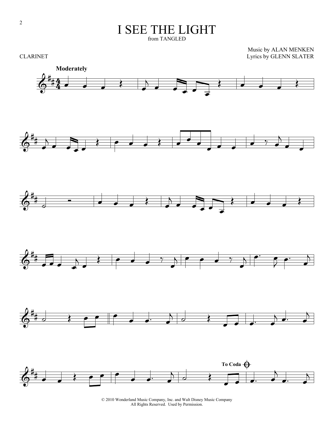Download Alan Menken I See The Light (from Disney's Tangled) Sheet Music