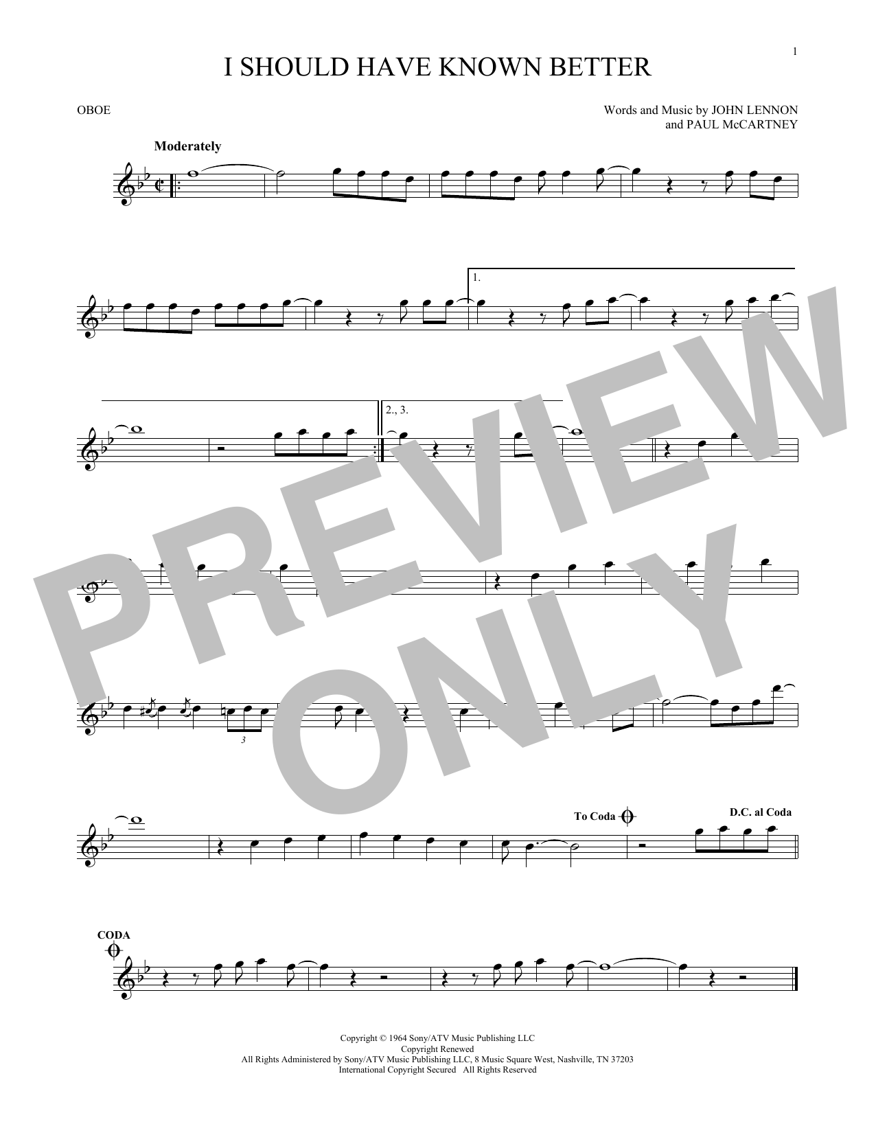Download The Beatles I Should Have Known Better Sheet Music