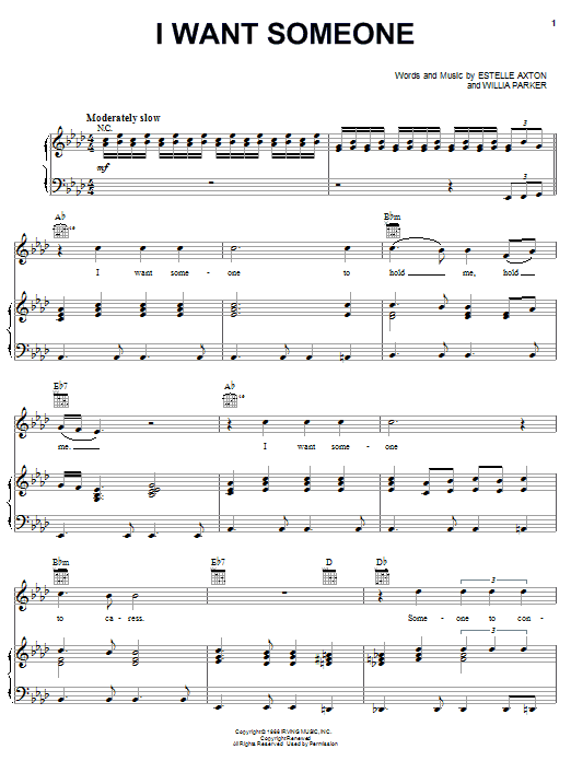 Download The Mad Lads I Want Someone Sheet Music