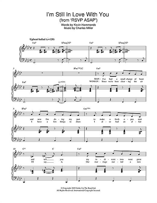 Download Charles Miller & Kevin Hammonds I'm Still In Love With You (from RSVP A Sheet Music