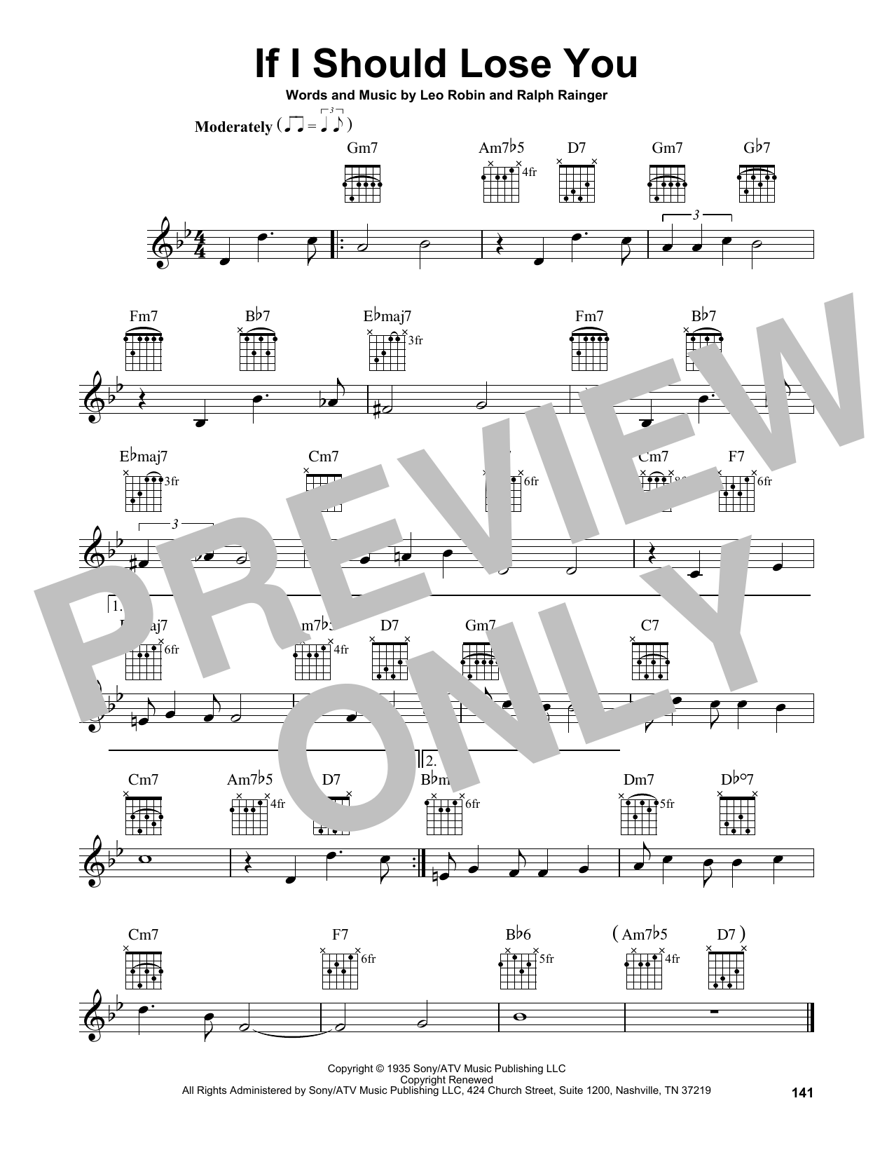 Download Phineas Newborn If I Should Lose You Sheet Music