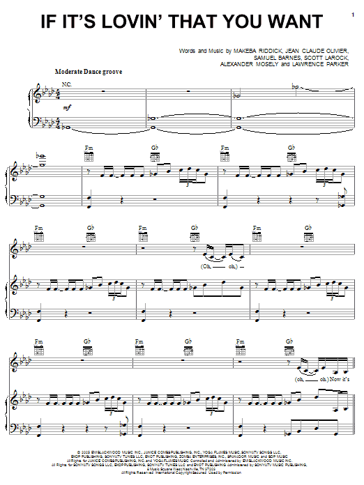 Download Rihanna If It's Lovin' That You Want Sheet Music