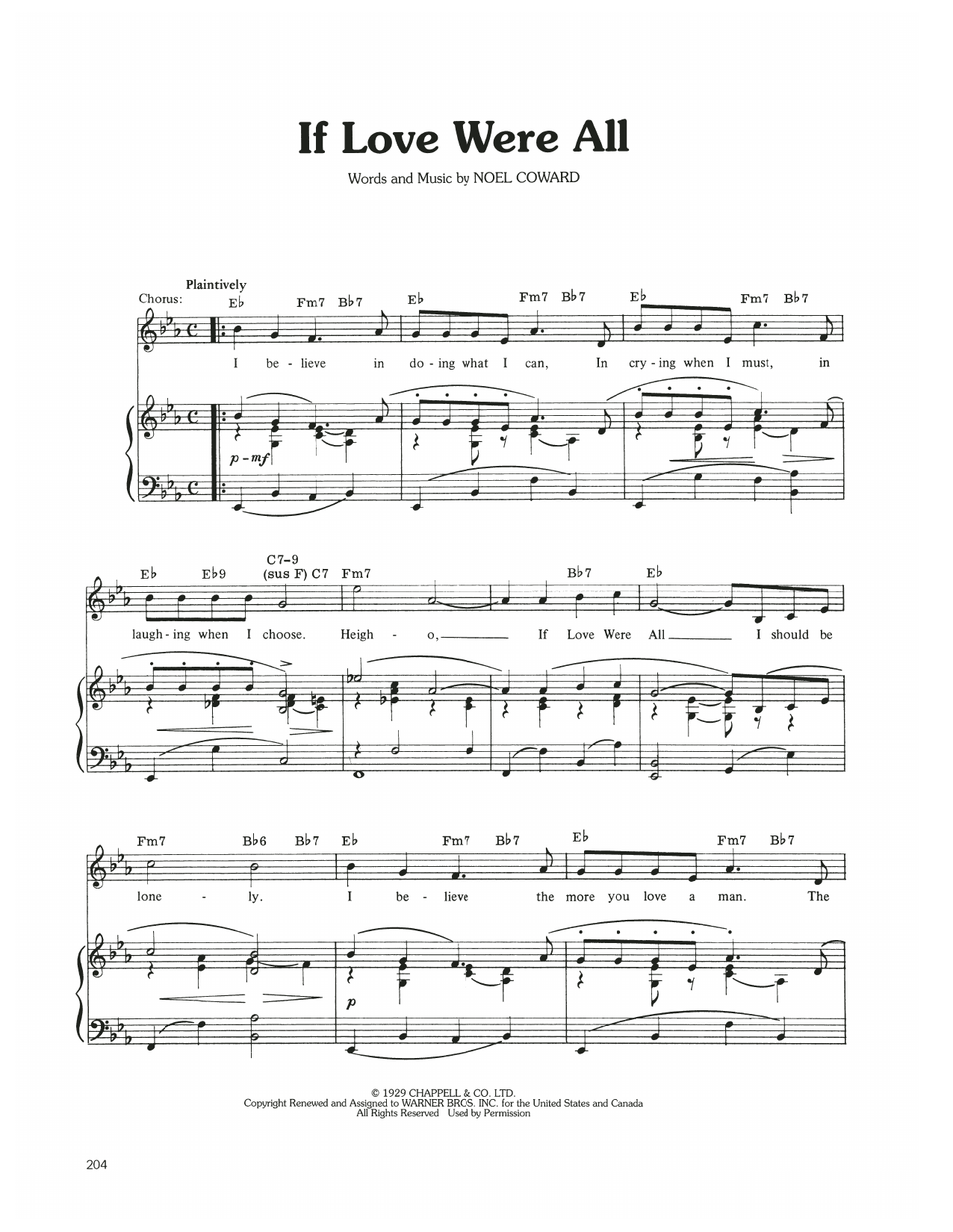 Download Judy Garland If Love Were All Sheet Music