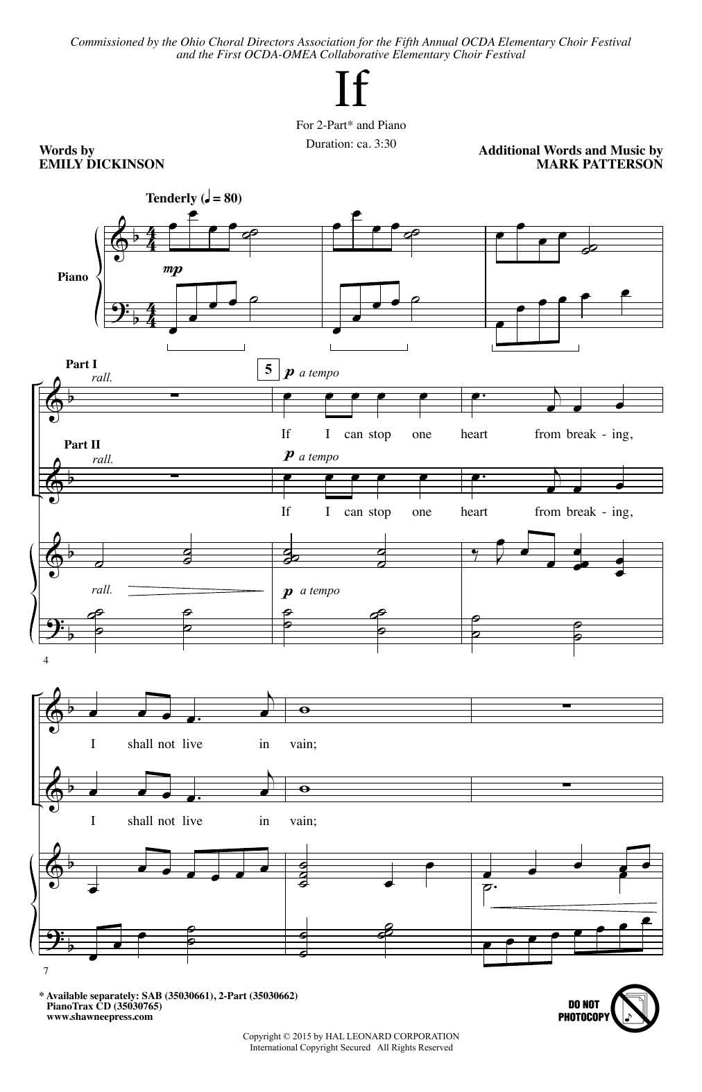 Download Mark Patterson If Sheet Music