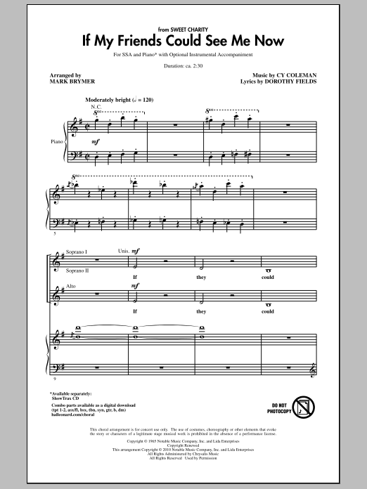 Download Mark Brymer If My Friends Could See Me Now (from Sw Sheet Music