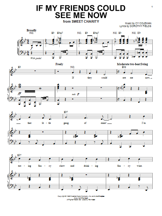 Download Sammy Davis, Jr. If My Friends Could See Me Now Sheet Music