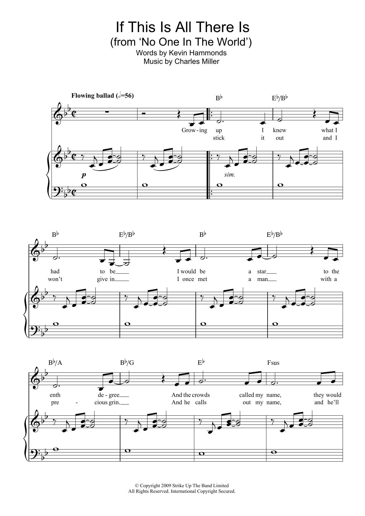 Download Charles Miller & Kevin Hammonds If This Is All There Is (from No One In Sheet Music