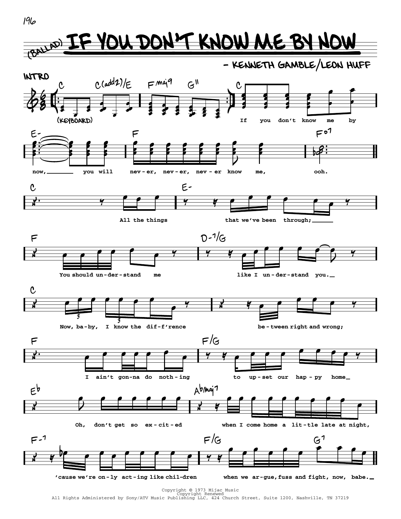 Download Seal If You Don't Know Me By Now Sheet Music