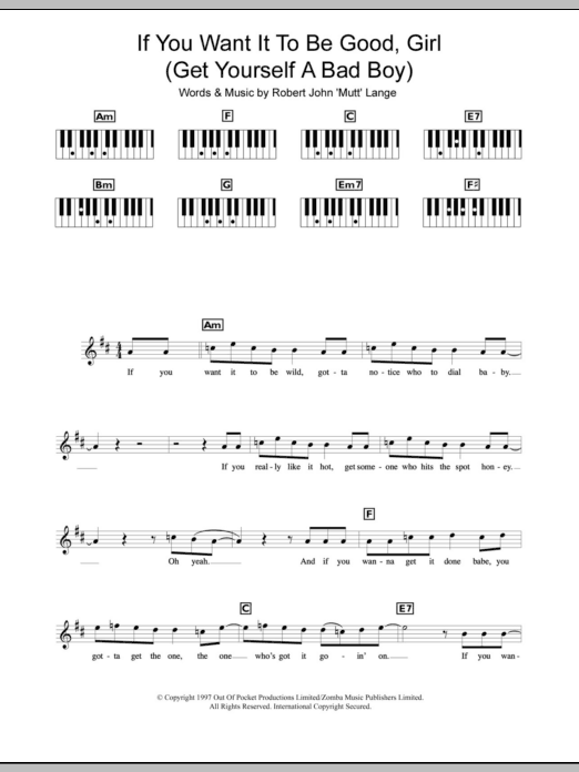 Download Backstreet Boys If You Want It To Be Good Girl (Get You Sheet Music