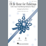 Download or print I'll Be Home For Christmas Sheet Music Printable PDF 9-page score for Christmas / arranged SAB Choir SKU: 195644.