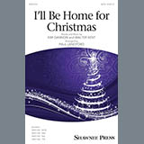 Download or print I'll Be Home For Christmas Sheet Music Printable PDF 7-page score for Winter / arranged SATB Choir SKU: 196390.