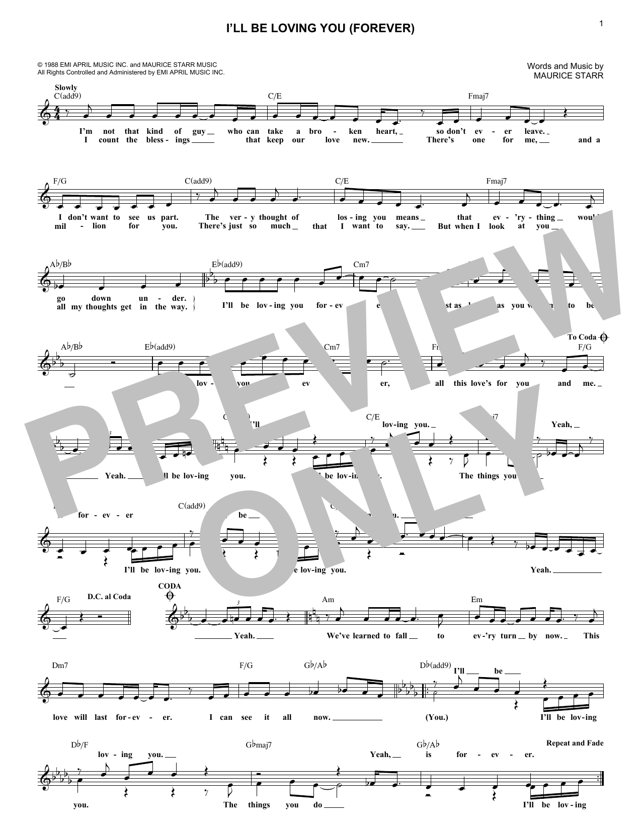 Download New Kids On The Block I'll Be Loving You (Forever) Sheet Music