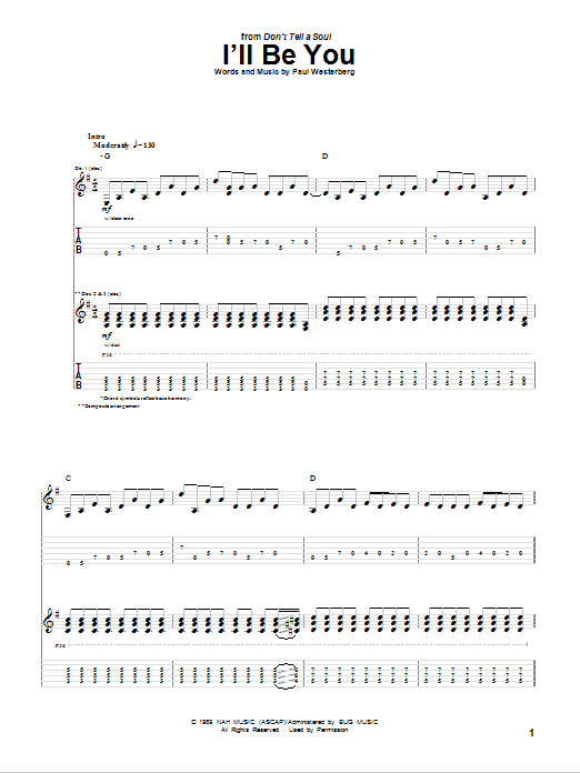 Download The Replacements I'll Be You Sheet Music