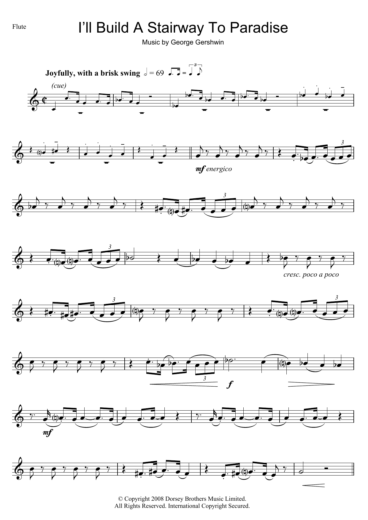 Download George Gershwin I'll Build A Stairway To Paradise Sheet Music