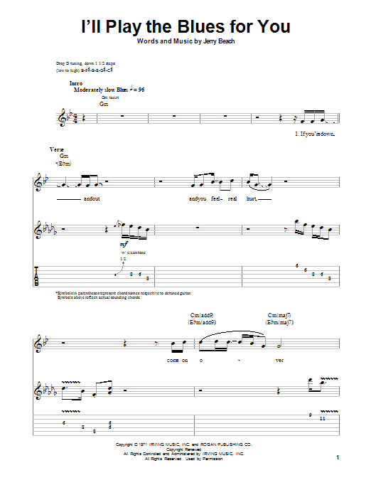 Download Albert King I'll Play The Blues For You Sheet Music