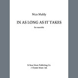 Download or print In As Long As It Takes Sheet Music Printable PDF 20-page score for Classical / arranged Percussion Ensemble SKU: 510321.