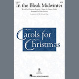 Download or print In The Bleak Midwinter (arr. John Leavitt) Sheet Music Printable PDF 4-page score for Christmas / arranged SATB Choir SKU: 1451796.