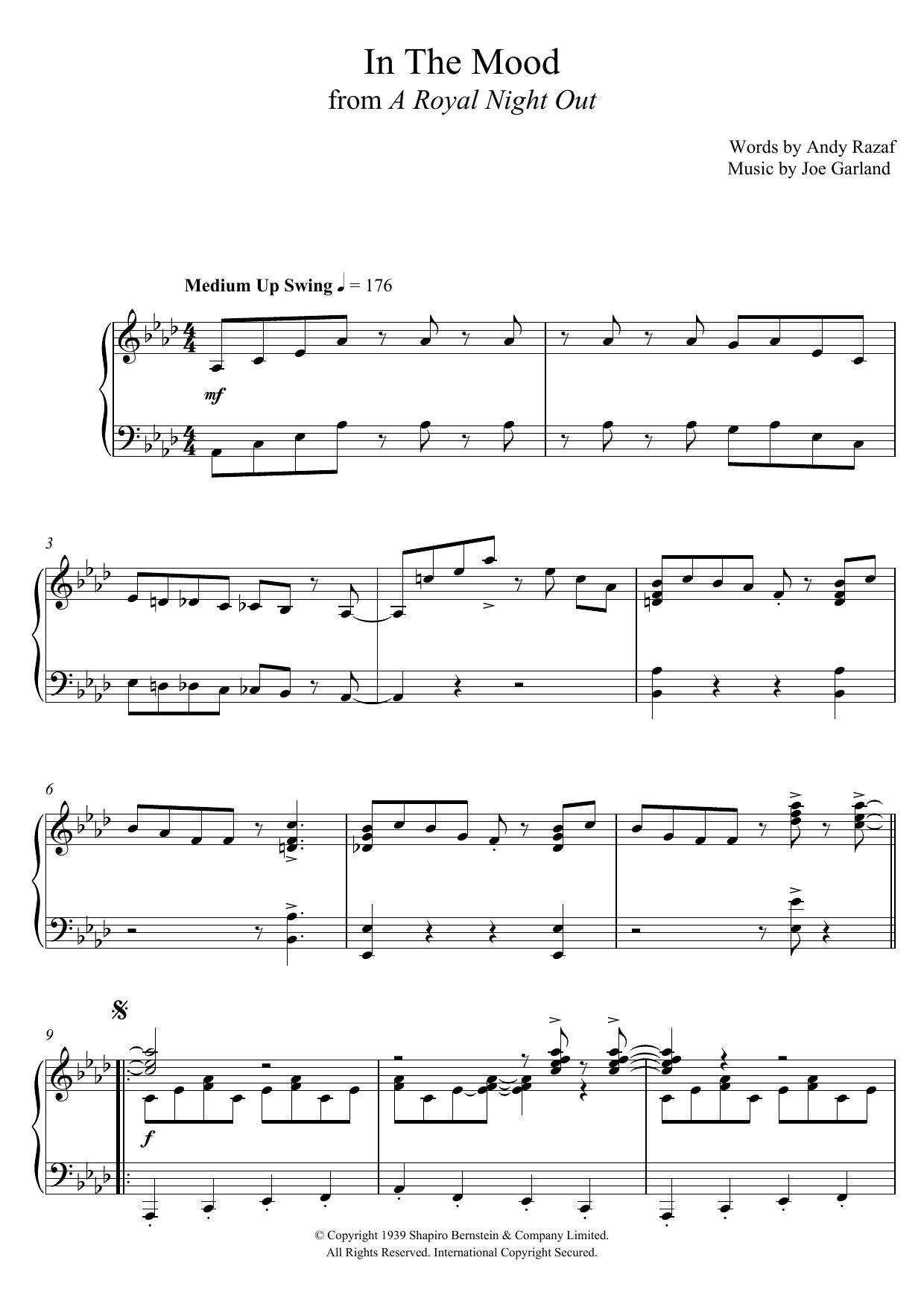 Download Paul Englishby In The Mood Sheet Music