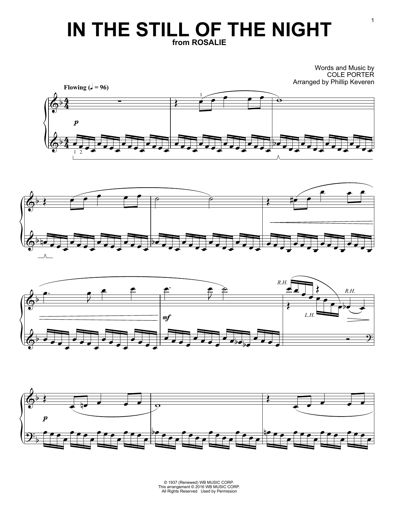 Download Phillip Keveren In The Still Of The Night Sheet Music