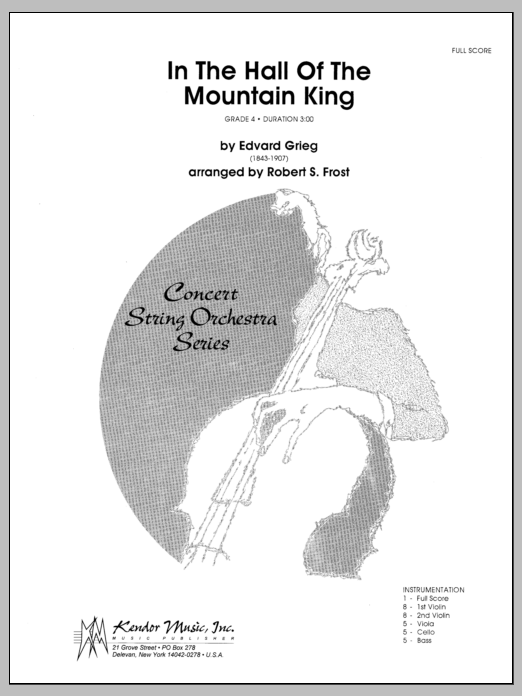 Download Frost In the Hall of the Mountain King - Full Sheet Music