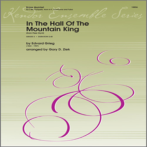 Download Gary D. Ziek In The Hall Of The Mountain King (from Peer Gynt) - Tuba Sheet Music and Printable PDF Score for Brass Ensemble