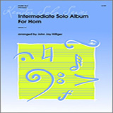 Download or print Intermediate Solo Album For Horn - Horn Sheet Music Printable PDF 4-page score for Classical / arranged Brass Solo SKU: 313461.