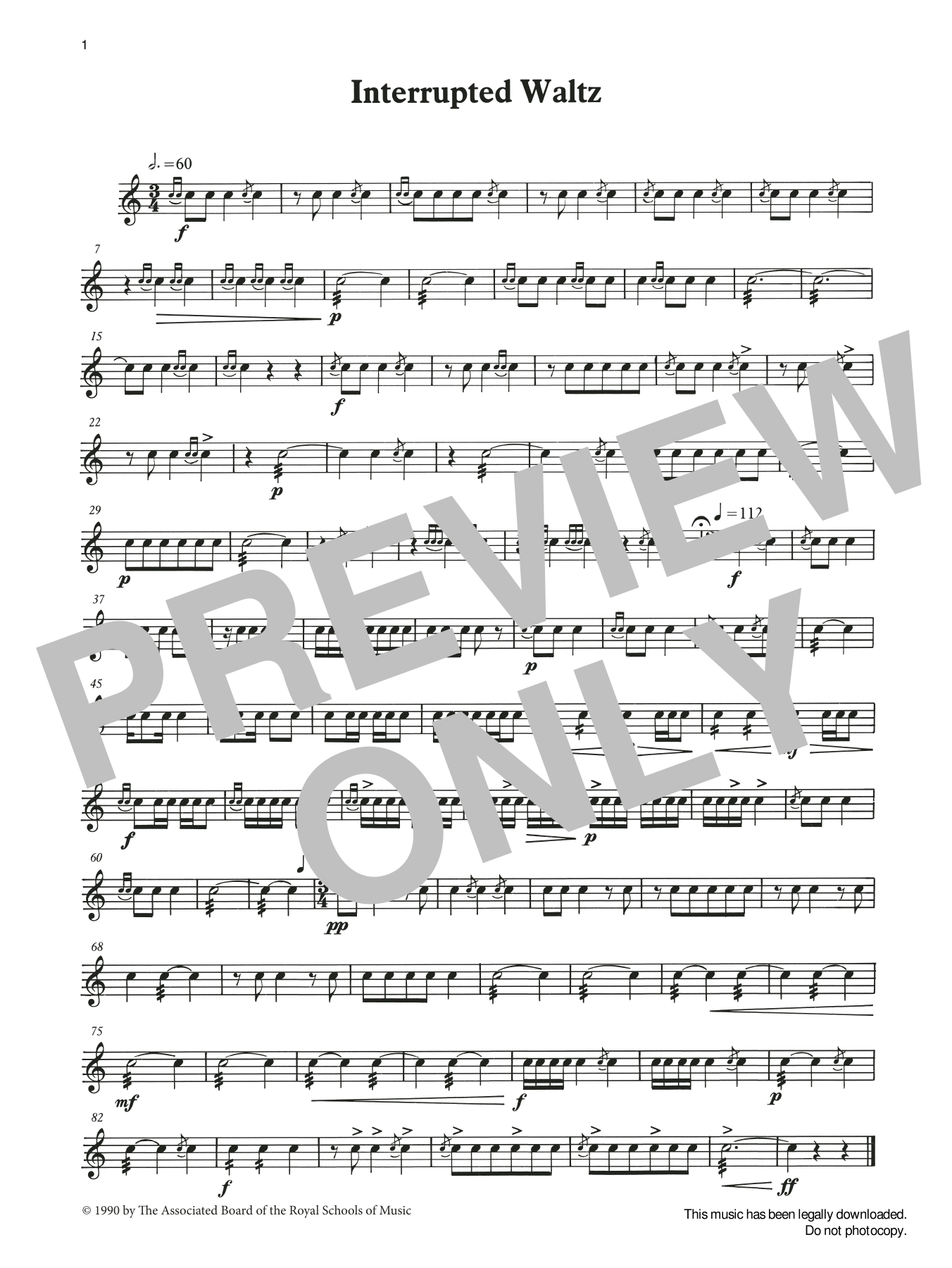 Download Ian Wright and Kevin Hathaway Interrupted Waltz from Graded Music for Sheet Music