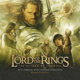 Download or print Into The West (from The Lord Of The Rings) (arr. Tom Gerou) Sheet Music Printable PDF 4-page score for Film/TV / arranged 5-Finger Piano SKU: 1366264.