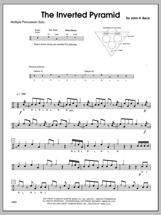 Download Beck Inverted Pyramid, The Sheet Music