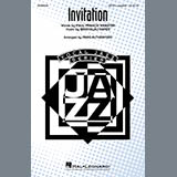 Download or print Invitation (arr. Paris Rutherford) Sheet Music Printable PDF 18-page score for Jazz / arranged SATB Choir SKU: 425240.