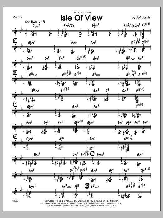 Download Jeff Jarvis Isle Of View - Piano Sheet Music