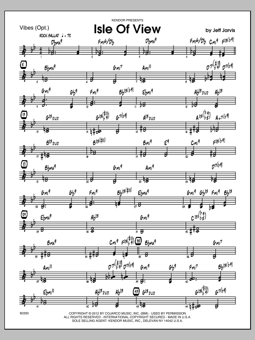 Download Jeff Jarvis Isle Of View - Vibes Sheet Music