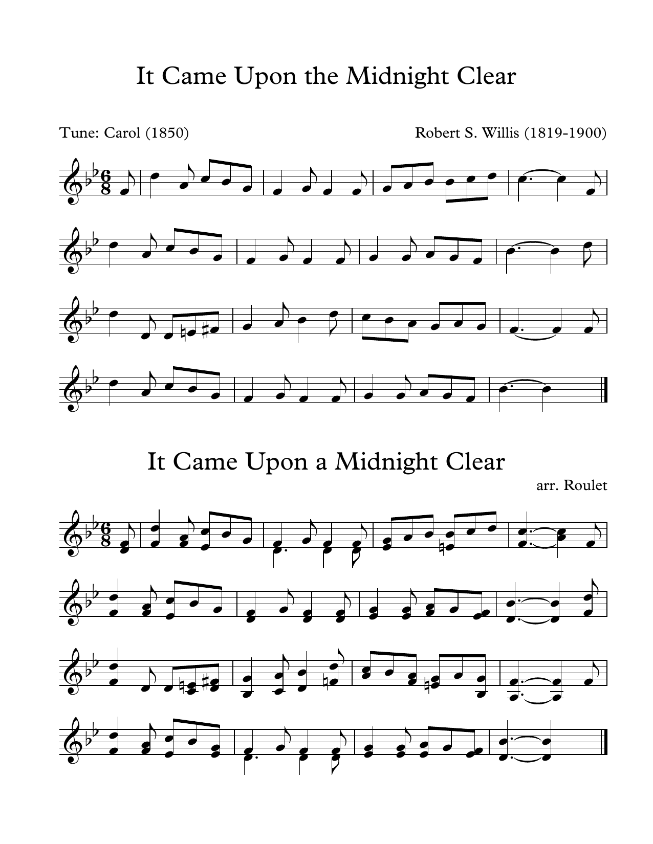 Download Robert S. Willis It Came Upon A Midnight Clear (arr. Pat Sheet Music