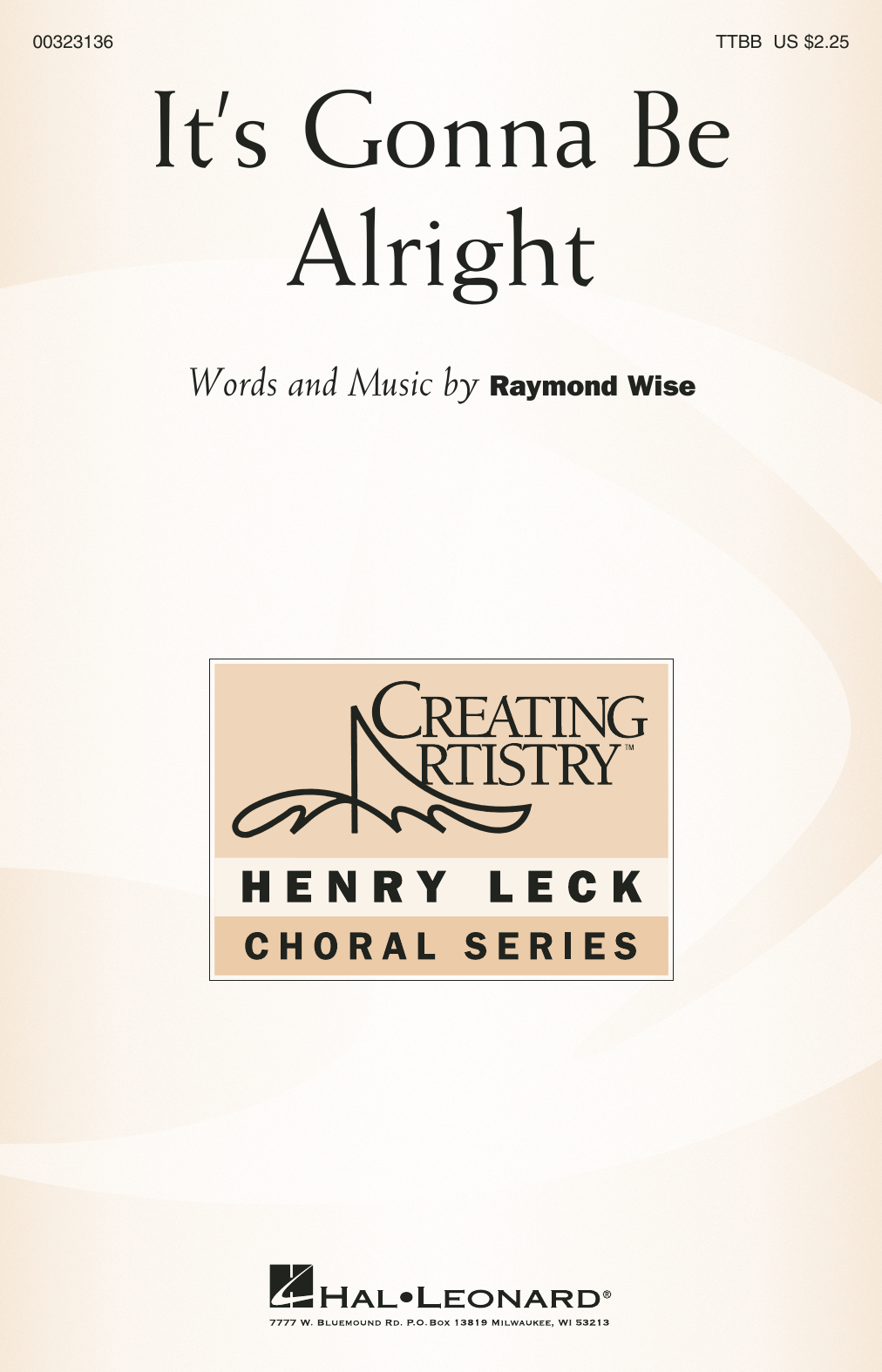 Download Raymond Wise It's Gonna Be Alright Sheet Music