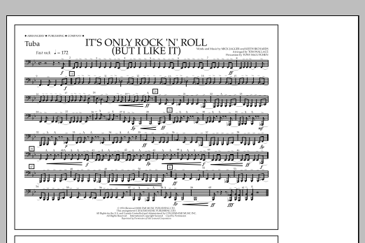 Download Tom Wallace It's Only Rock 'n' Roll (But I Like It) Sheet Music