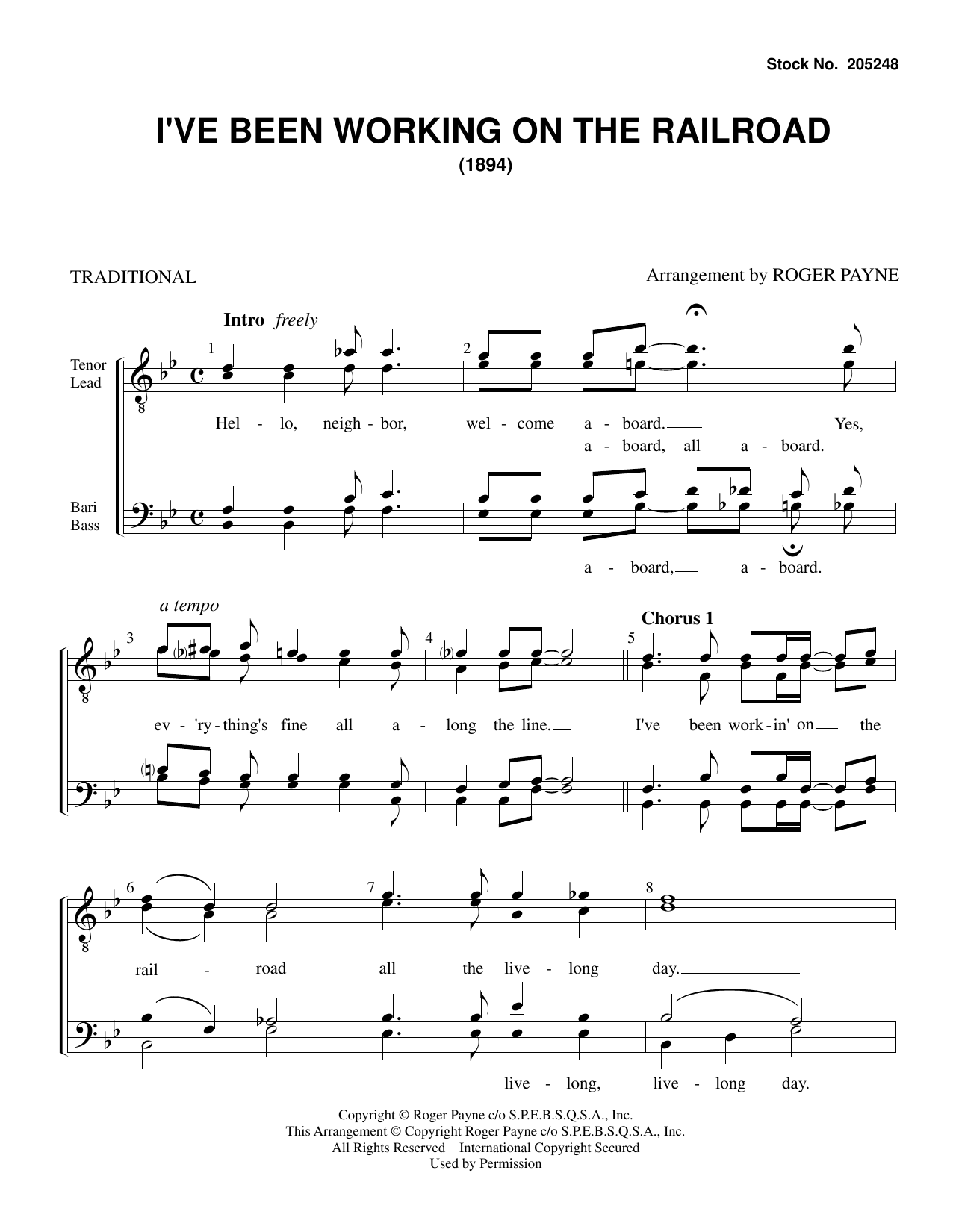 Download American Folksong I've Been Working on the Railroad (arr. Sheet Music