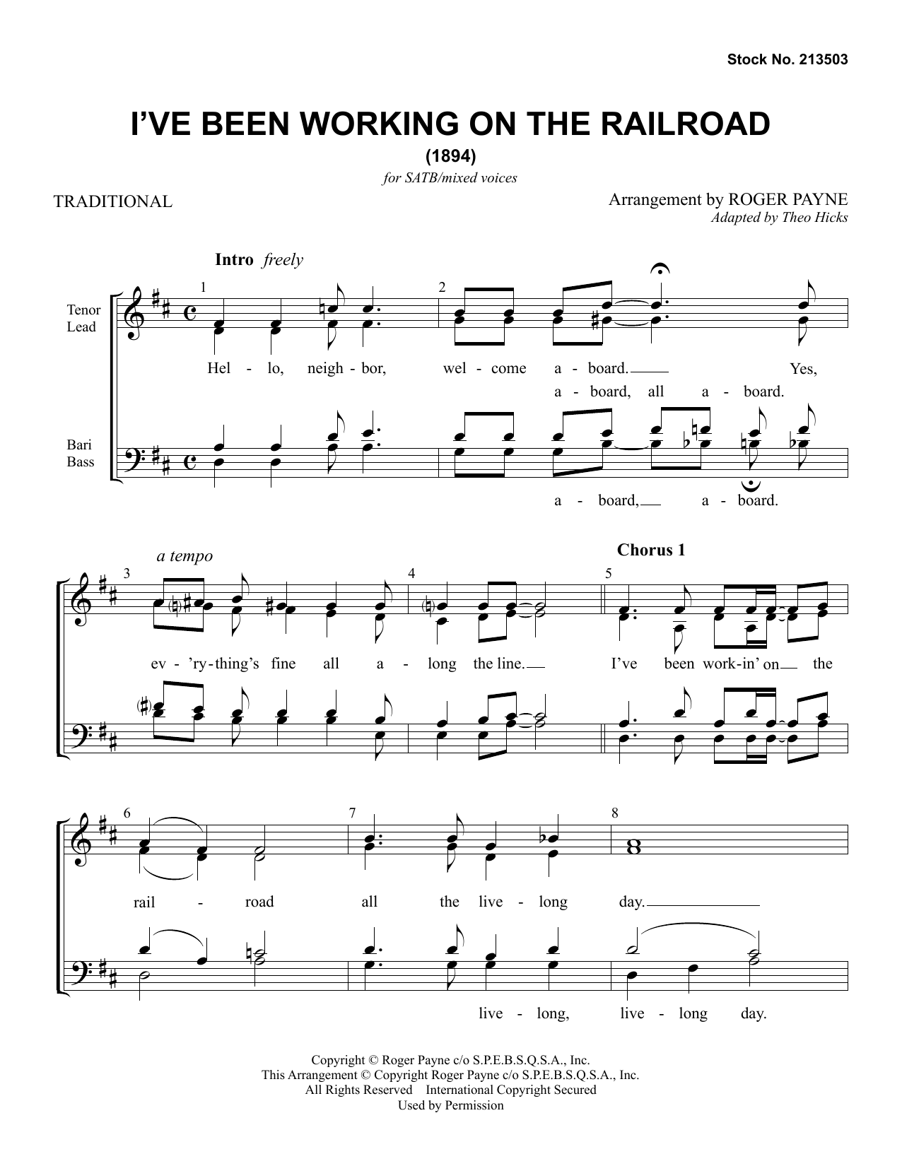 Download Traditional I've Been Working On The Railroad (arr. Sheet Music