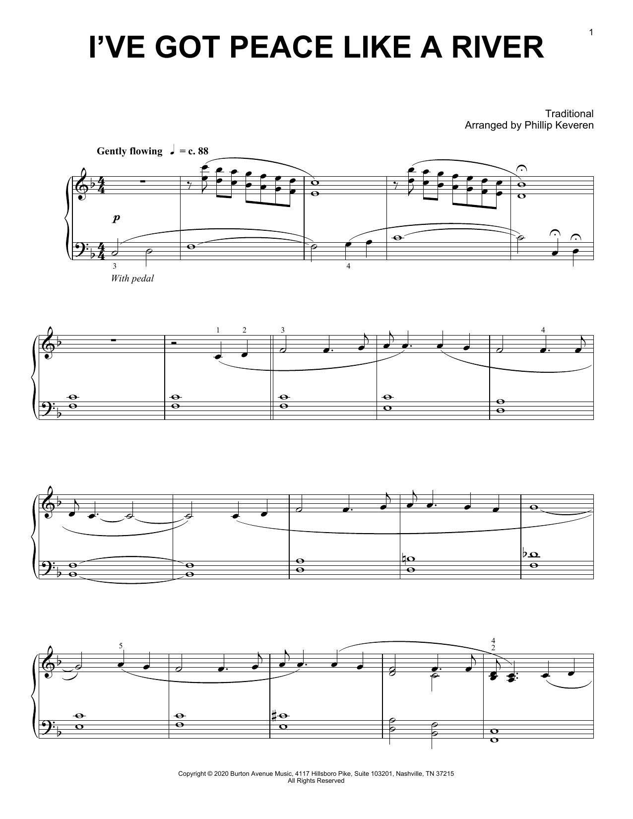 Download Traditional I've Got Peace Like A River (arr. Phill Sheet Music