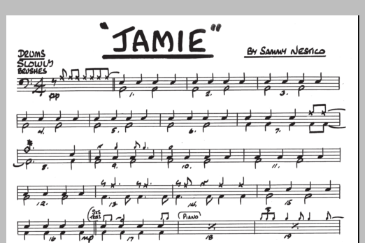 Download Sammy Nestico Jamie - Drums Sheet Music