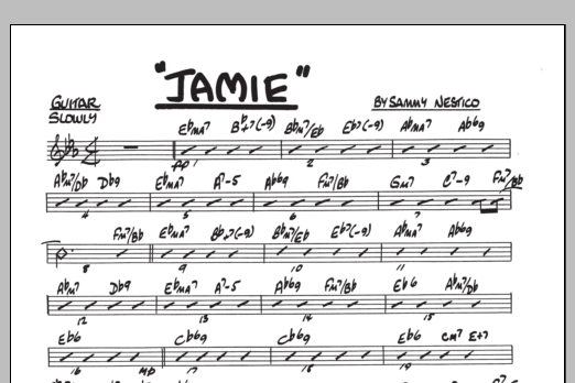 Download Sammy Nestico Jamie - Guitar Sheet Music