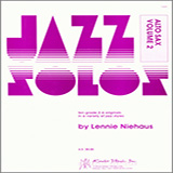 Lennie Niehaus Jazz Solos For Alto Sax, Volume 2 Sheet Music and Printable PDF Score | SKU 124911