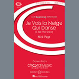 Download or print Je Vois La Neige Qui Danse Sheet Music Printable PDF 4-page score for Pop / arranged Unison Choir SKU: 95407.